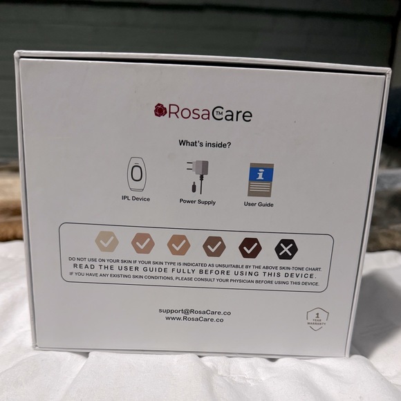 RosaCare IPL Hair Removal Device NEW Never Used! - Picture 5 of 9